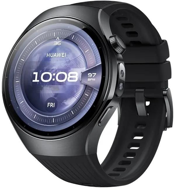 Смарт-часы Huawei Watch 5 Rates-L19F,  46мм,  1.5",  черный/черный [55020evn]